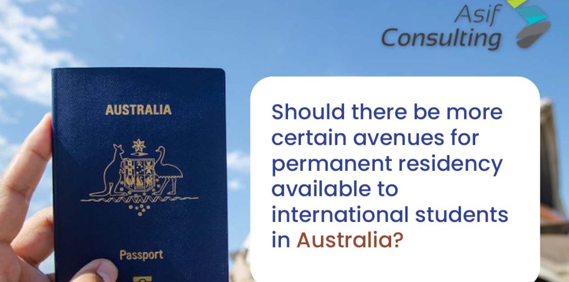 International students seeking permanent residency in Australia