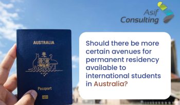 International students seeking permanent residency in Australia
