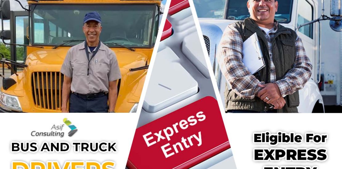 Bus and truck drivers will be eligible for Express Entry