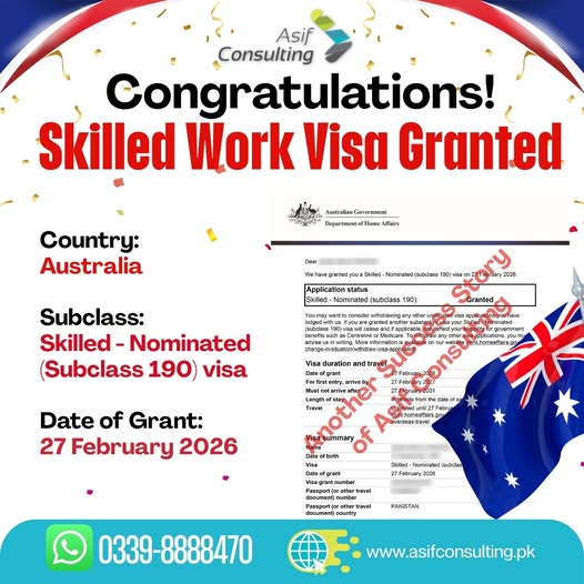 Australia visa granted 2026