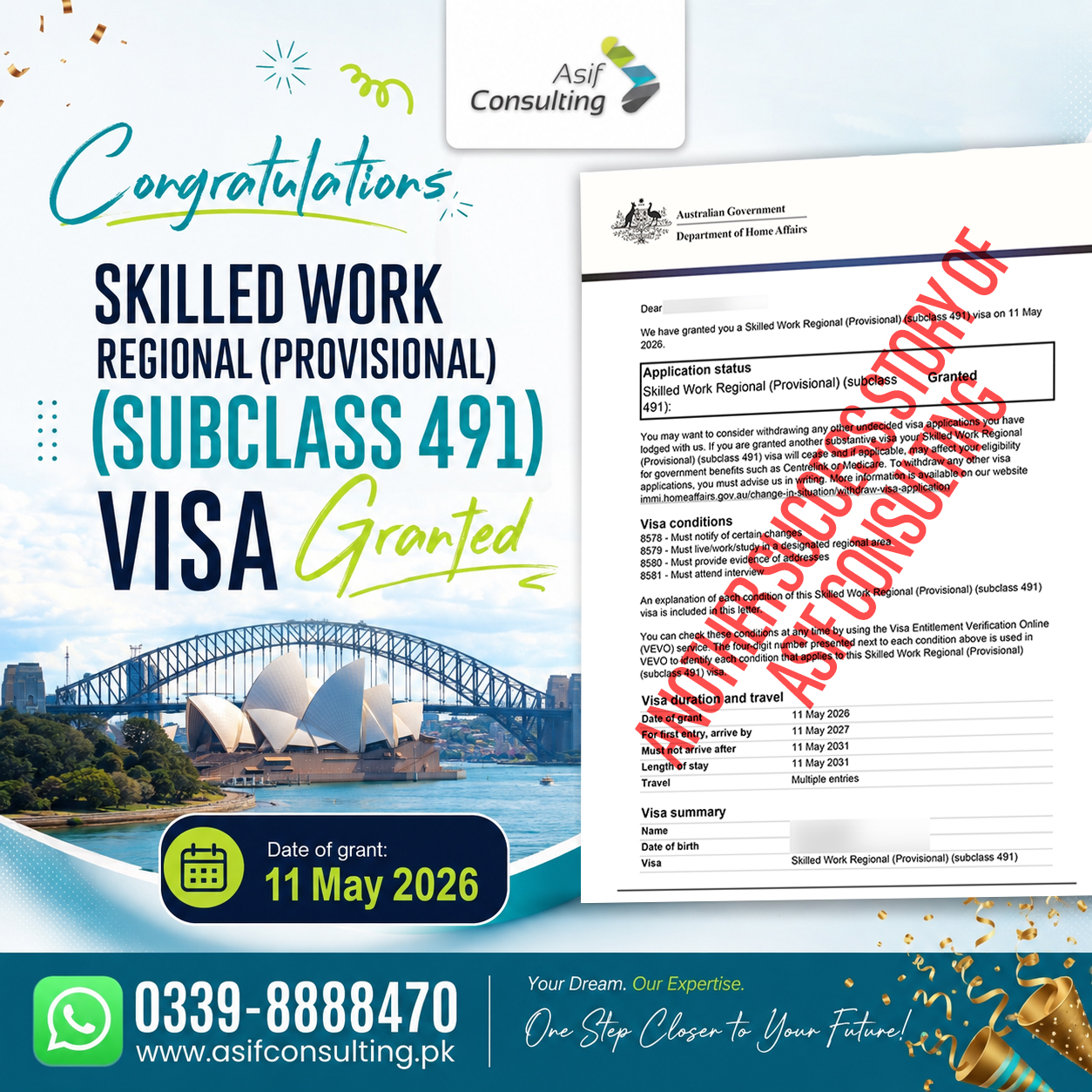Australia Subclass 491 Visa