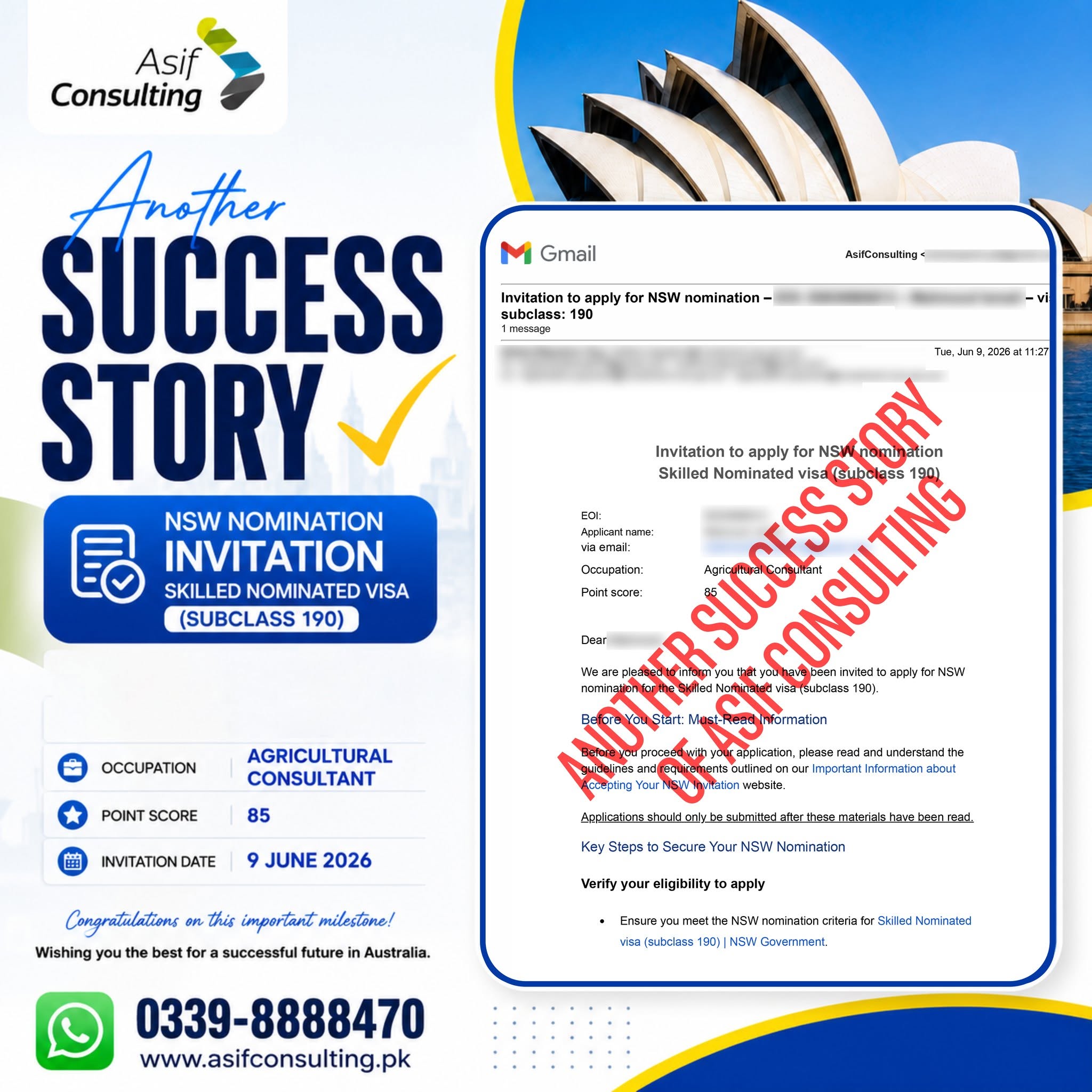 NSW State Nomination Invitation Received